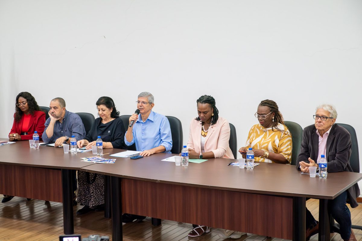 I Seminário UFRJ Contra Assédio e Discriminação foi aberto pelo reitor Roberto Medronho | Foto: Moisés Pimentel (SGCOM/UFRJ)