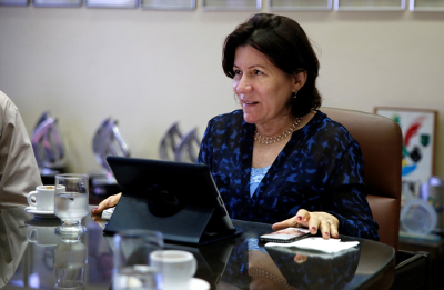 Ângela Maria Paiva Cruz, presidente da Associação Nacional dos Dirigentes das Instituições Federais de Ensino Superior (Andifes).
